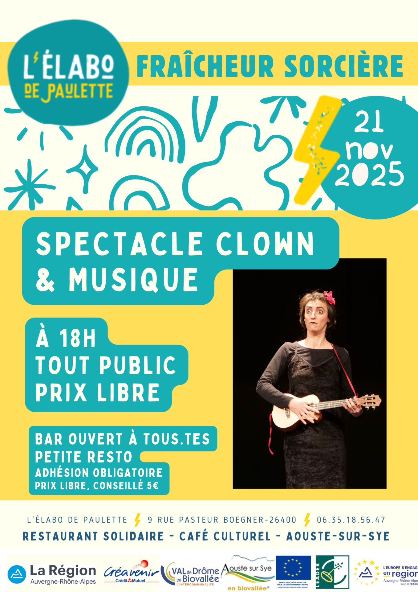 21 11 soiree clown