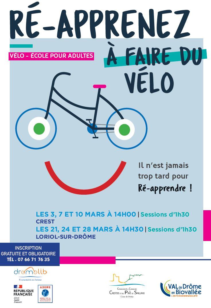 Affiche cours velo mars