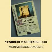 Affiche ouvrage la tour de crest 27 09 2023 0