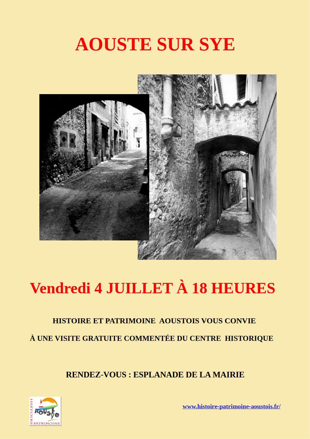 Affiche visite juillet 2025