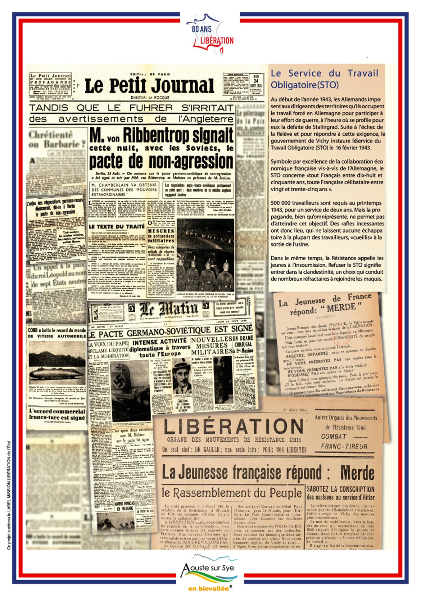 Aouste compagnie chapoutat a4 10 coupure journaux