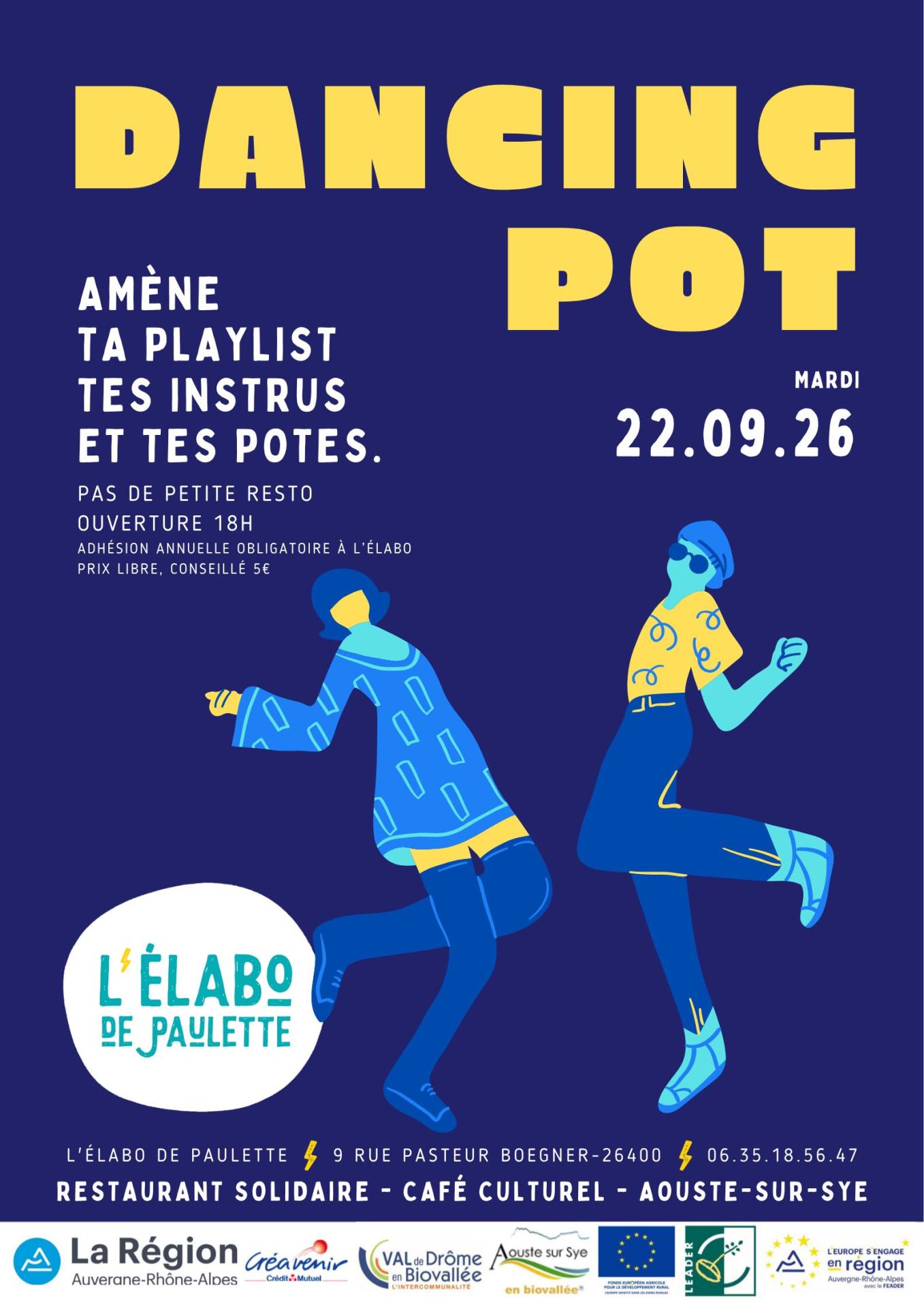 Dancing pot 22 9