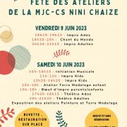 Fete des ateliers de la mjc cs nini chaize