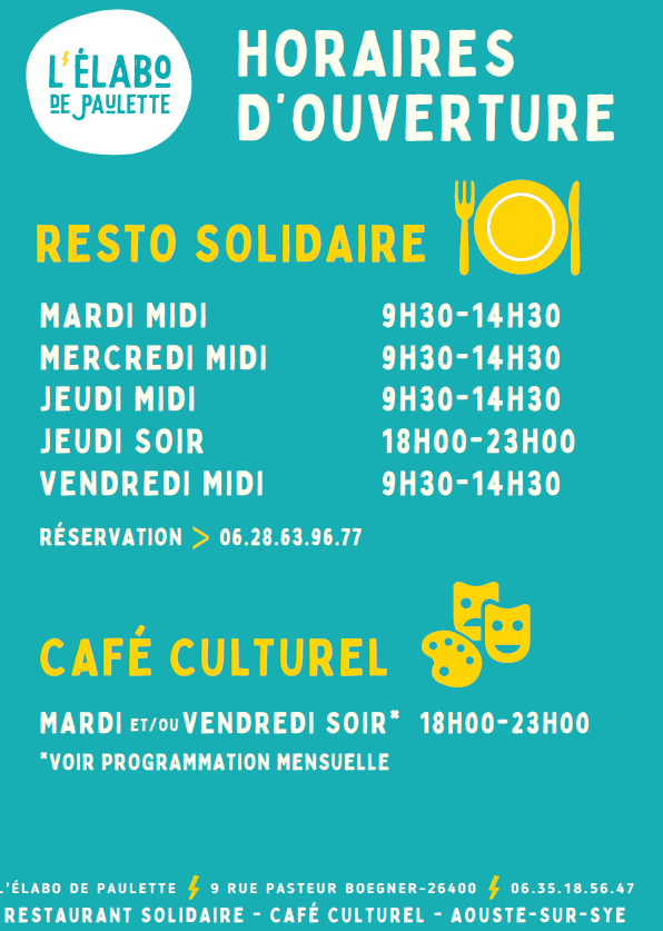 Horaires elabo 09 26