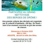 Nettoyage berges de drome