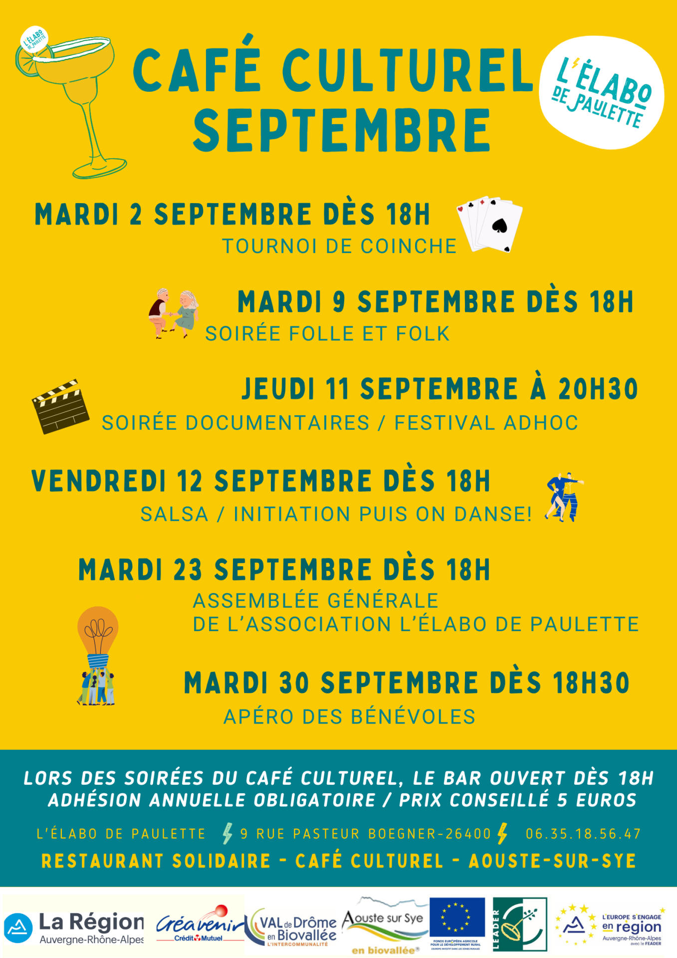 Programmation du mois