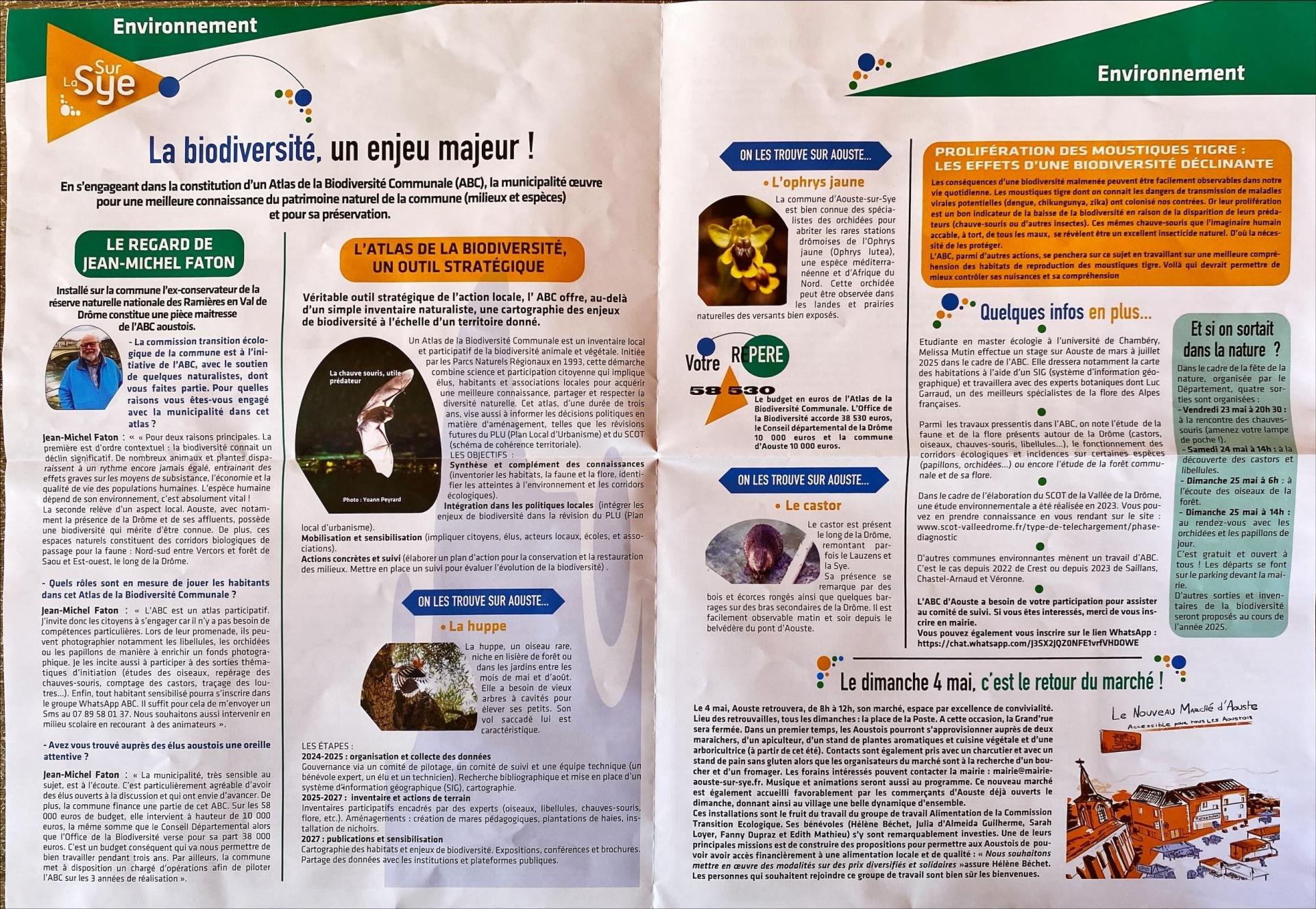 Sur la sye avril 2025